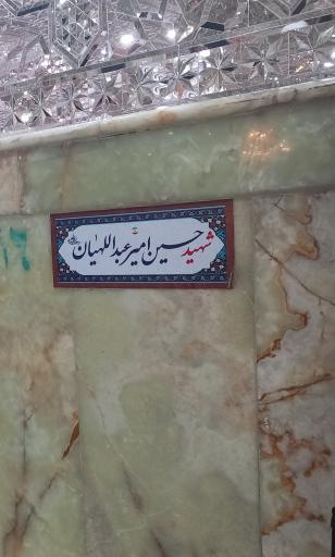 عکس مزار شهید حسین امیر عبداللهیان
