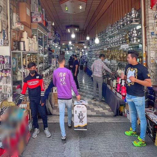 عکس بازار بلور شوش