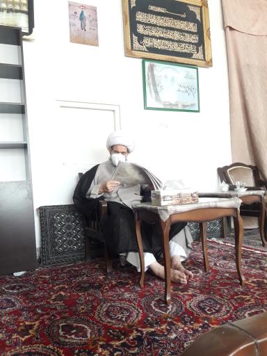 عکس دفتر آیت الله دوستی زنجانی