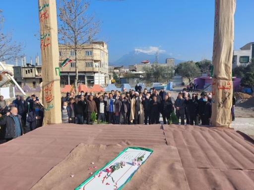 عکس یادمان شهید گمنام رستم آباد 