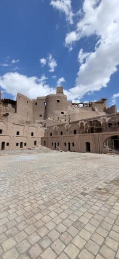 عکس عمارت کلاه فرنگی ارگ بم