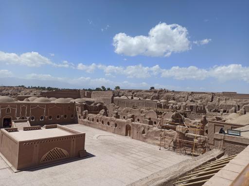 عکس عمارت کلاه فرنگی ارگ بم