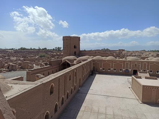 عکس عمارت کلاه فرنگی ارگ بم