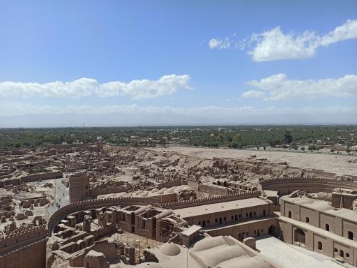 عکس عمارت کلاه فرنگی ارگ بم