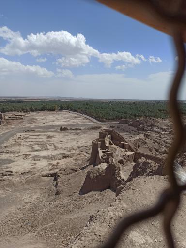 عکس عمارت کلاه فرنگی ارگ بم