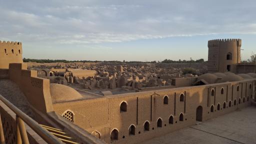 عکس عمارت کلاه فرنگی ارگ بم