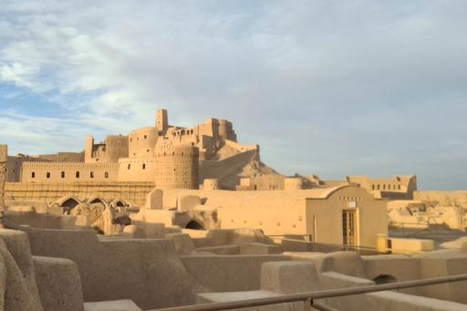 عکس عمارت کلاه فرنگی ارگ بم