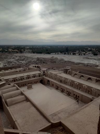 عکس عمارت کلاه فرنگی ارگ بم