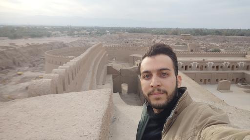 عکس عمارت کلاه فرنگی ارگ بم