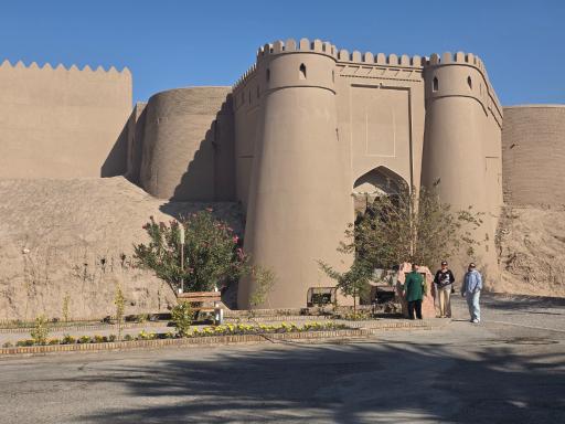 عکس عمارت کلاه فرنگی ارگ بم