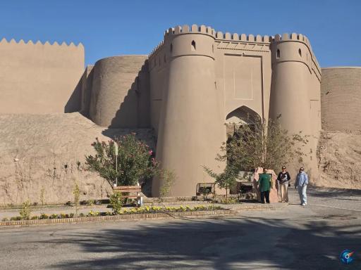 عکس عمارت کلاه فرنگی ارگ بم