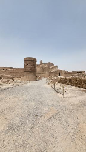 عکس عمارت کلاه فرنگی ارگ بم