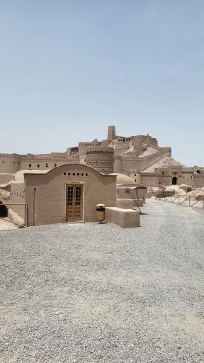 عکس عمارت کلاه فرنگی ارگ بم