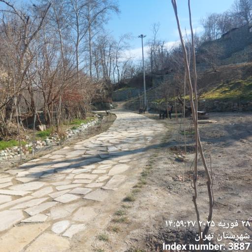 عکس درب شمالی پارک دره فرحزاد