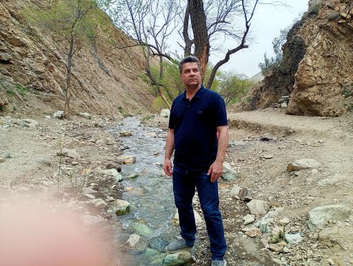 عکس آبشار اصلی نو سنگ حصارک(آبشار هفتم)