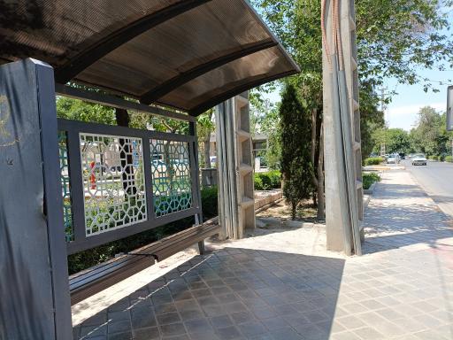 عکس ایستگاه اتوبوس محمد طاهر