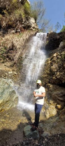 عکس آبشار اصلی نو سنگ حصارک(آبشار هفتم)