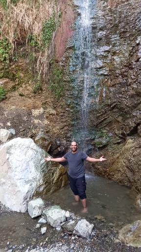 عکس آبشار اصلی نو سنگ حصارک(آبشار هفتم)