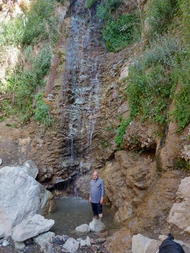 عکس آبشار اصلی نو سنگ حصارک(آبشار هفتم)