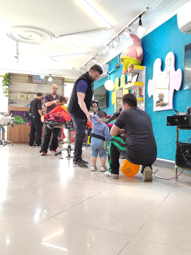 عکس آرایشگاه کودک پازل