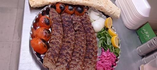 عکس کباب ساطوری یاس بناب