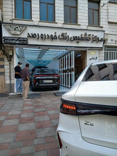 عکس کارشناسی و تشخیص رنگ خودرو رصد