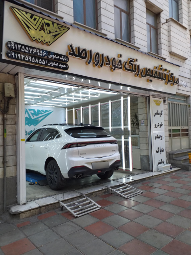 عکس کارشناسی و تشخیص رنگ خودرو رصد