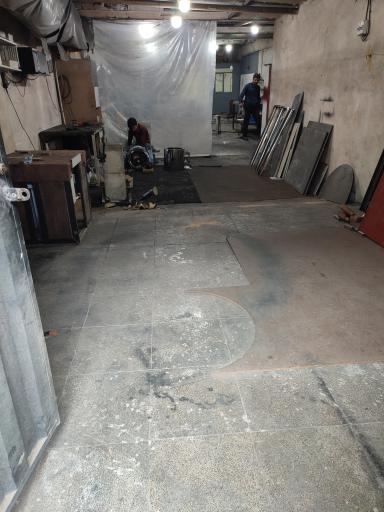 عکس کارگاه میز کارما استیل