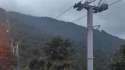 عکس خط یک تله کابین نمک آبرود