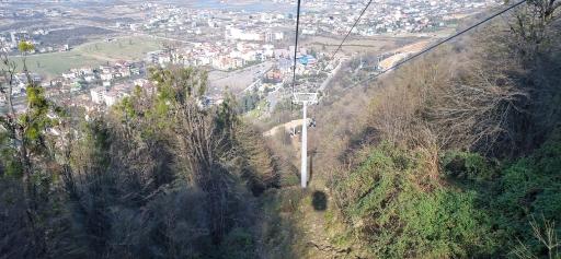 عکس خط یک تله کابین نمک آبرود