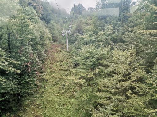 عکس خط یک تله کابین نمک آبرود