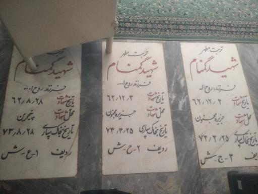 عکس گلزار شهدای امام زاده حسین رضا (ع)