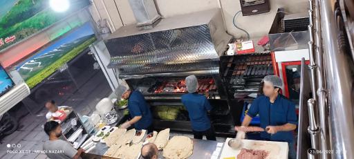 عکس کباب ساطوری تک بناب حیدری