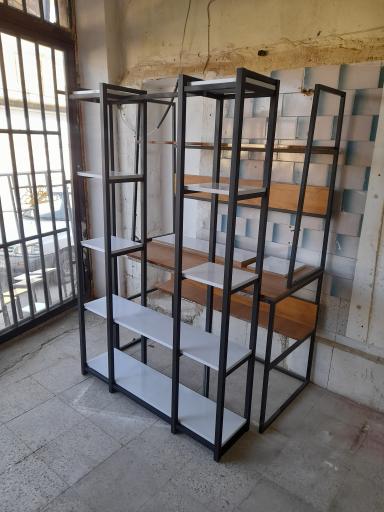 عکس دکوراسیون فلز و چوب تکنو