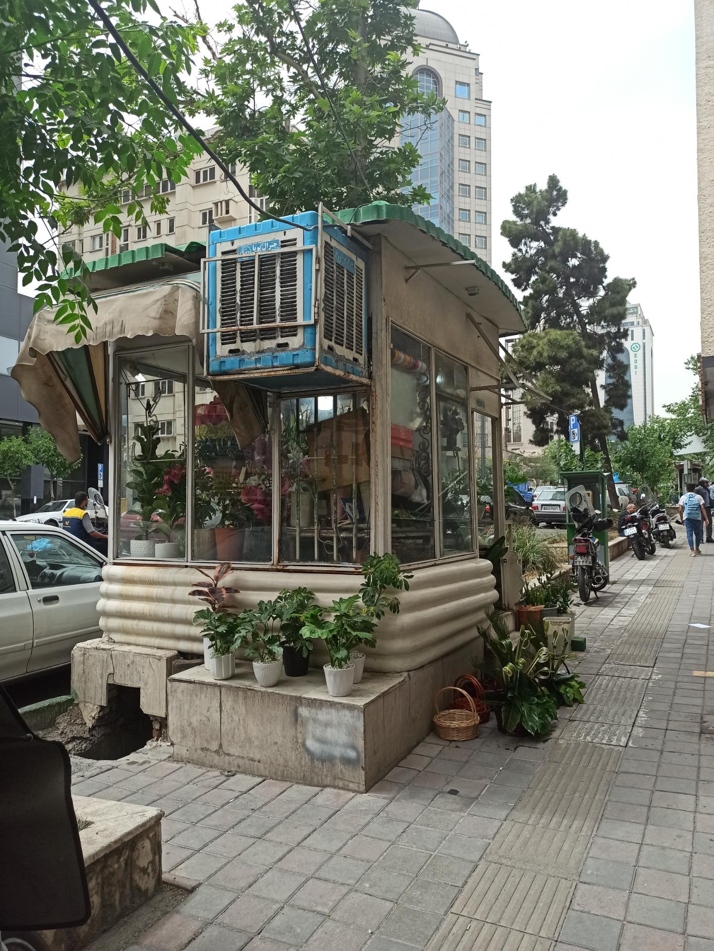 عکس کیوسک گل فروشی