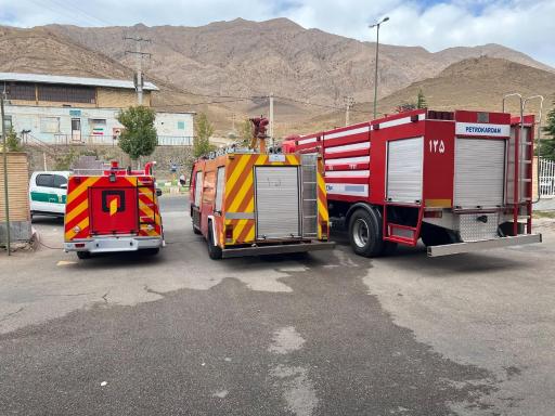 عکس ایستگاه آتش نشانی شهمیرزاد
