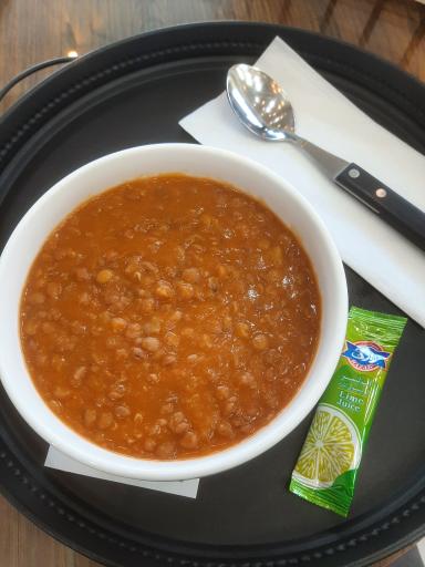 عکس حلیم و عدسی کرمی