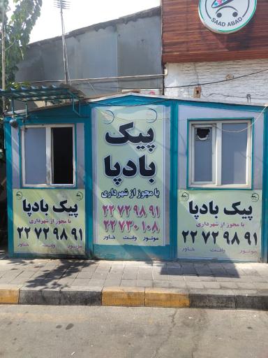 پیک بادپا تجریش کد۶۰۹