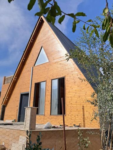 عکس خانه ترمو چوب