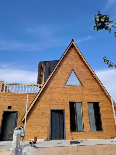 عکس خانه ترمو چوب