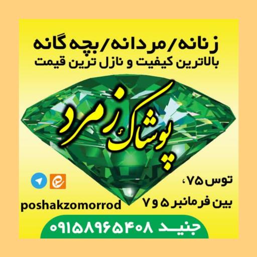 عکس پوشاک بزرگ زمرد 