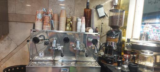 عکس قهوه رضا و آبمیوه رضا