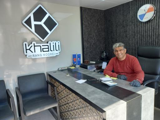 عکس رنگ کوره ای خلیلی وبورس بدنه اتومبیل