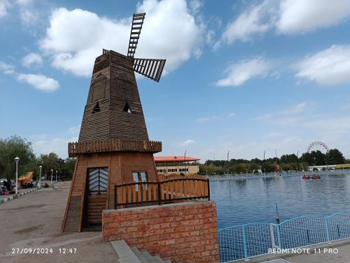 عکس دریاچه بوستان جنگلی غدیر