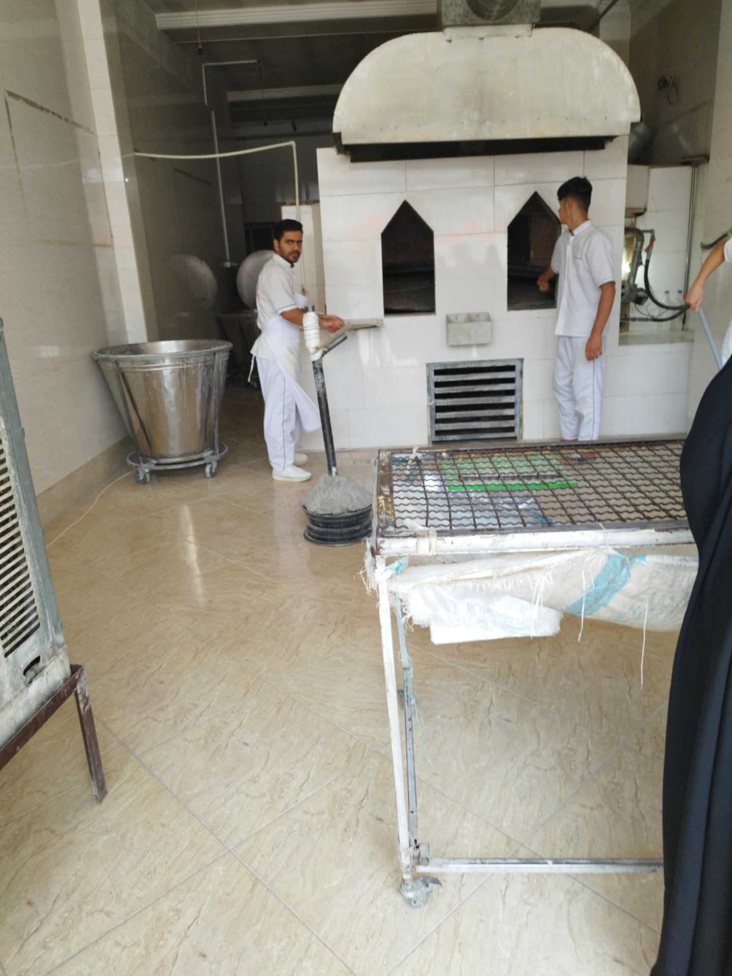 عکس نانوایی سنگکی 