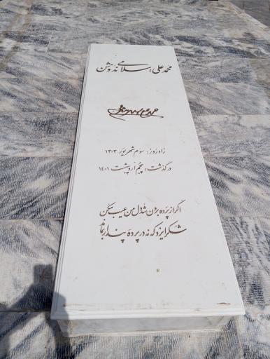 عکس مزار محمد علی اسلامی ندوشن