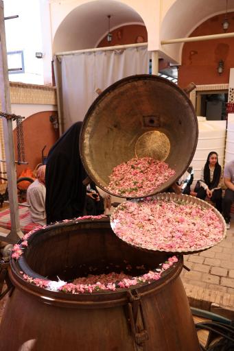 عکس گلابگیری و اقامتگاه بومگردی و سنتی دیاوا