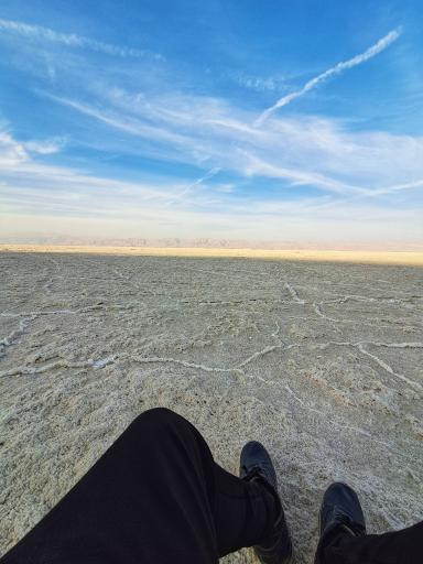 عکس دریاچه نمک مهارلو