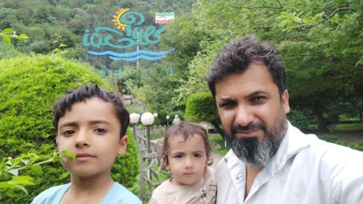 عکس حوض آبشار نمک آبرود
