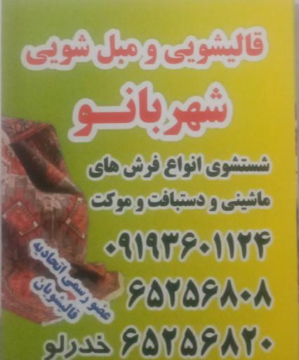 عکس قالیشویی شهربانو